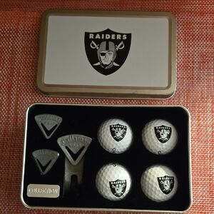 Rare Vintage Callaway Raiders Golf Ball and AcessoriesCollection